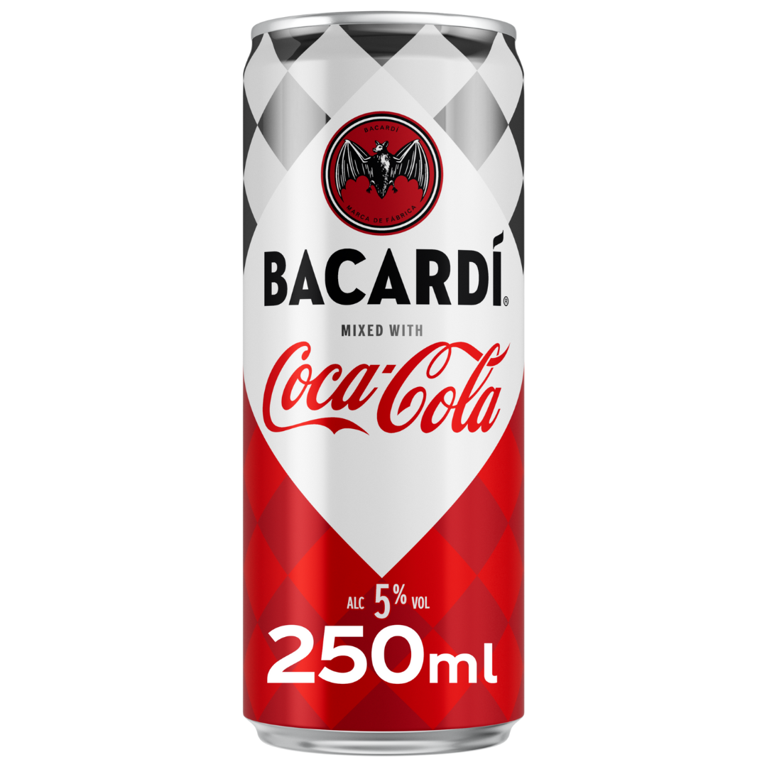 BACARDI & COCA COLA BLIK 12X0.25L