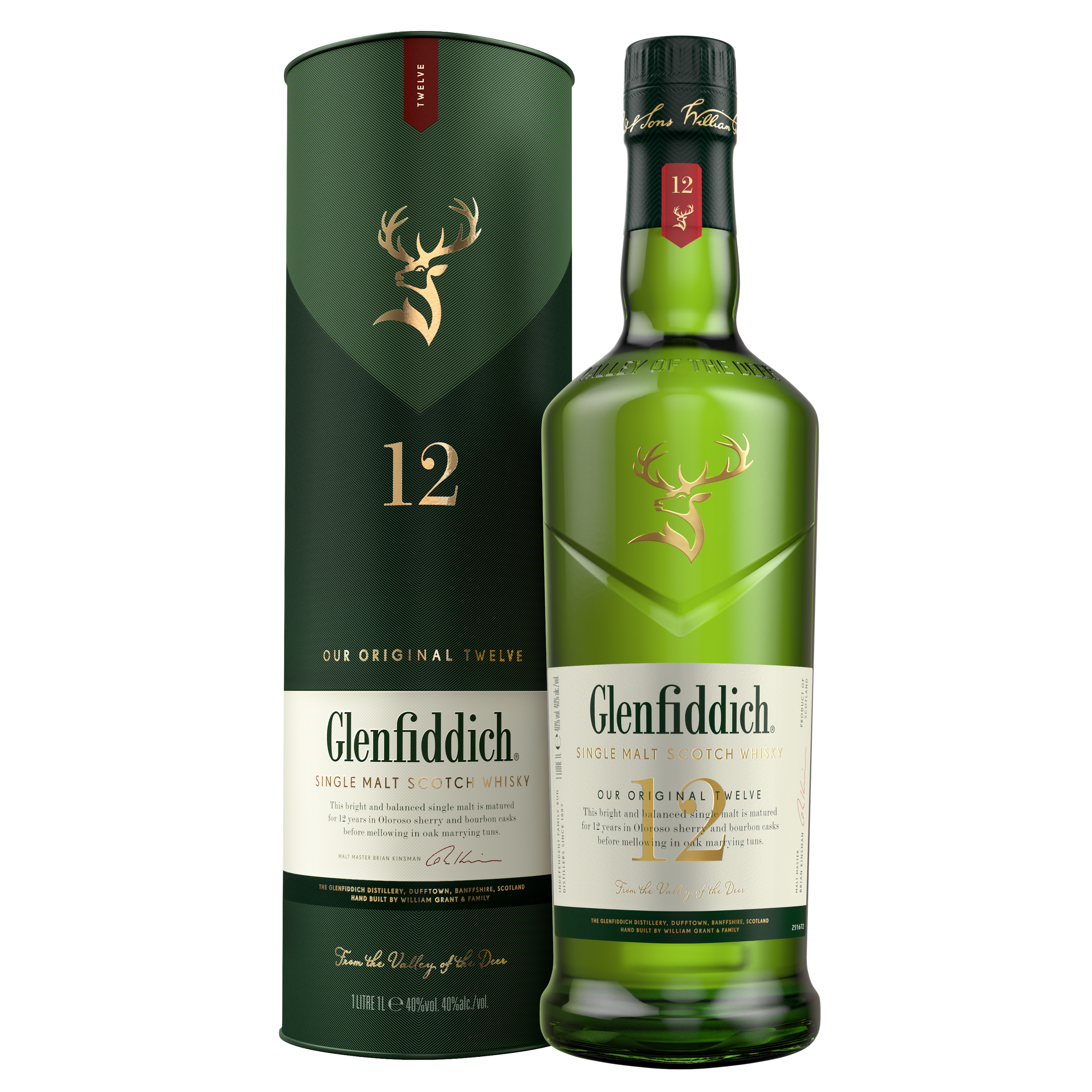GLENFIDDICH 12 YEARS 1.00L