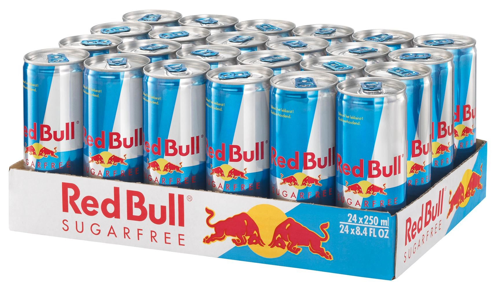 REDBULL SUGAR FREE BLIK 24X0.25L