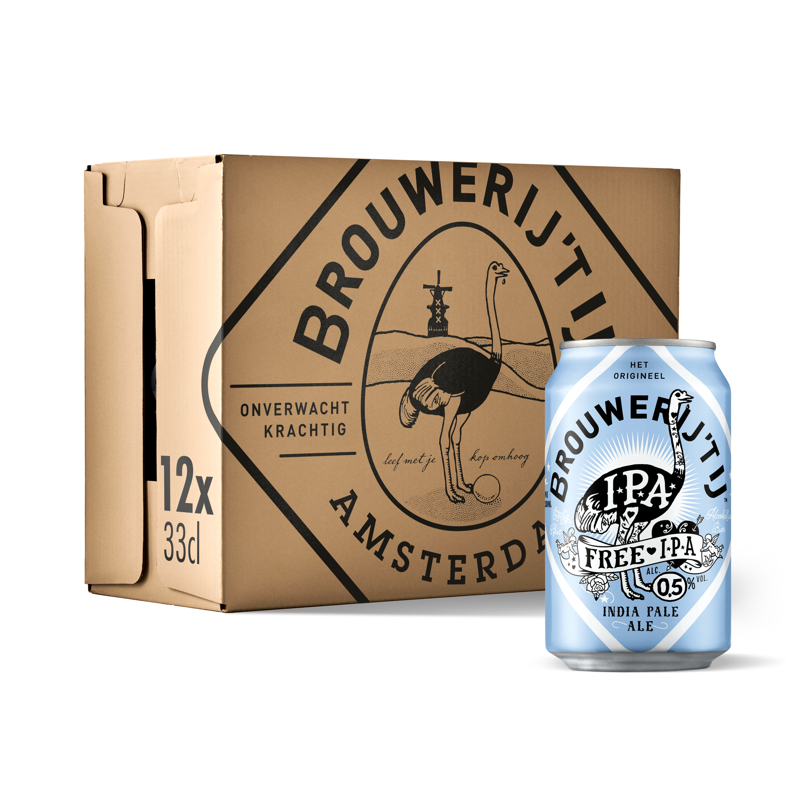 BROUWERIJ T IJ FREE IPA BLIK 12X0.33L